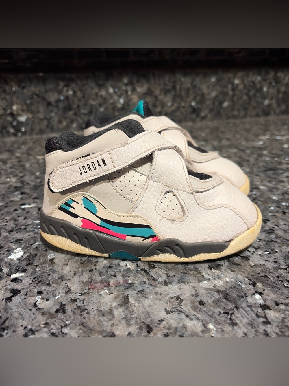 Nike Air Jordan VIII 8 Retro South Beach TD Toddler Size 7C 305360-113